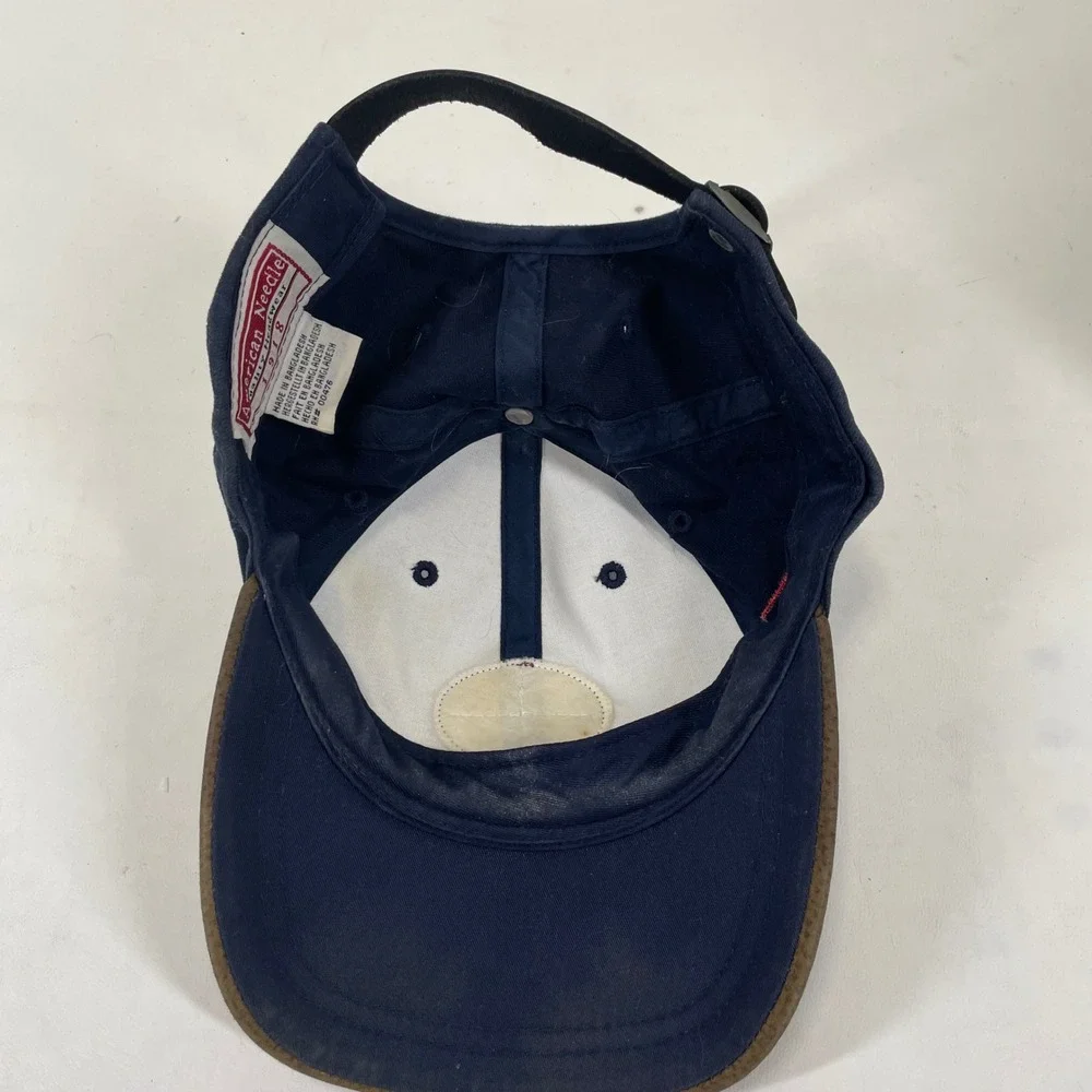American Needle Mark Martin Valvoline Navy Brown Strapback NASCAR‎ Racing Hat